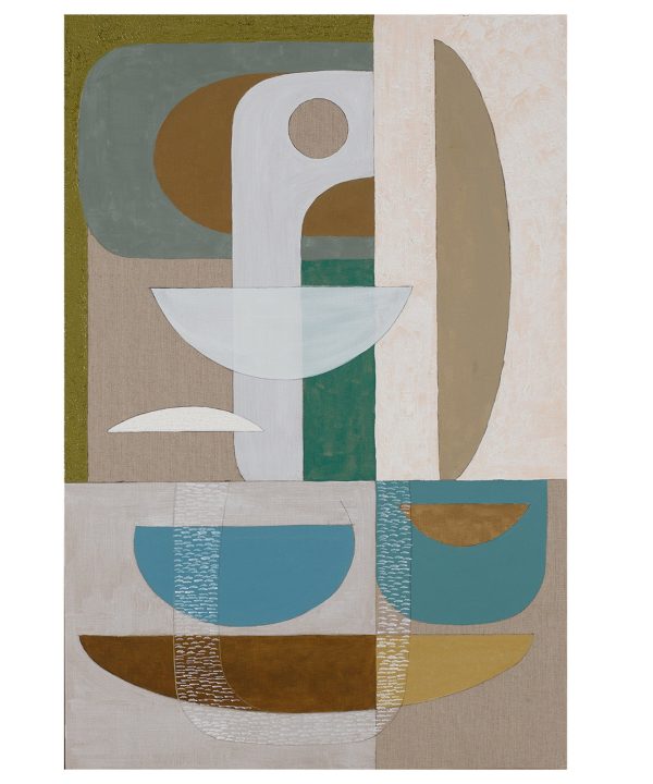 Stucco Glaucous Canvas Print 92cm x 61cm Cheap Sale Genuine