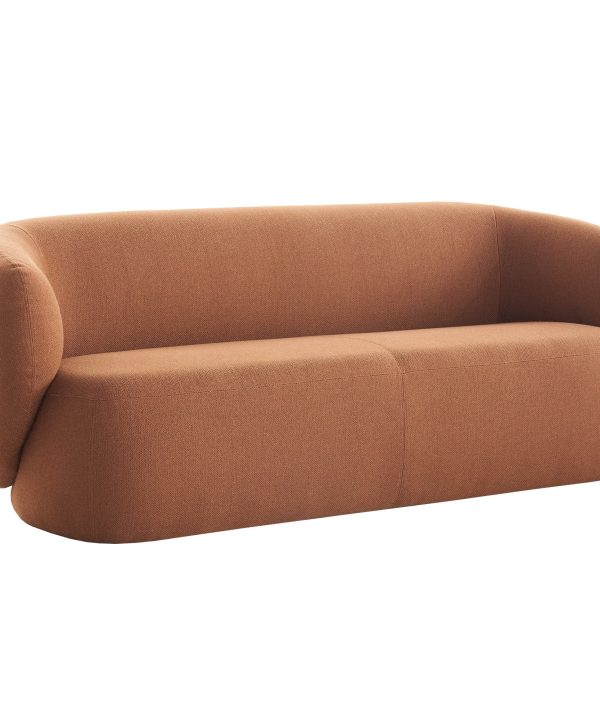 Swell 3 Seater Sofa - Novatex Terracotta Cheap Sale For Cheap