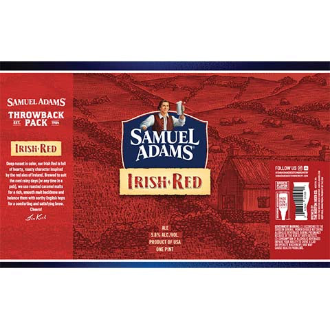 Samuel Adams Irish Red Cheap Pice Low Shipping Fee
