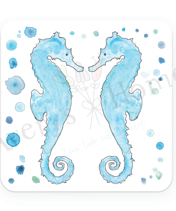 Seahorse Absorbent Stone Coaster (Sold as set of 12) Free Shipping Finishline