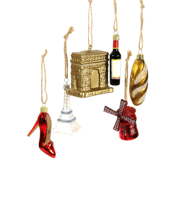 Tiny Paris Ornament, set of 6 Buy Cheap Wholesale Pice