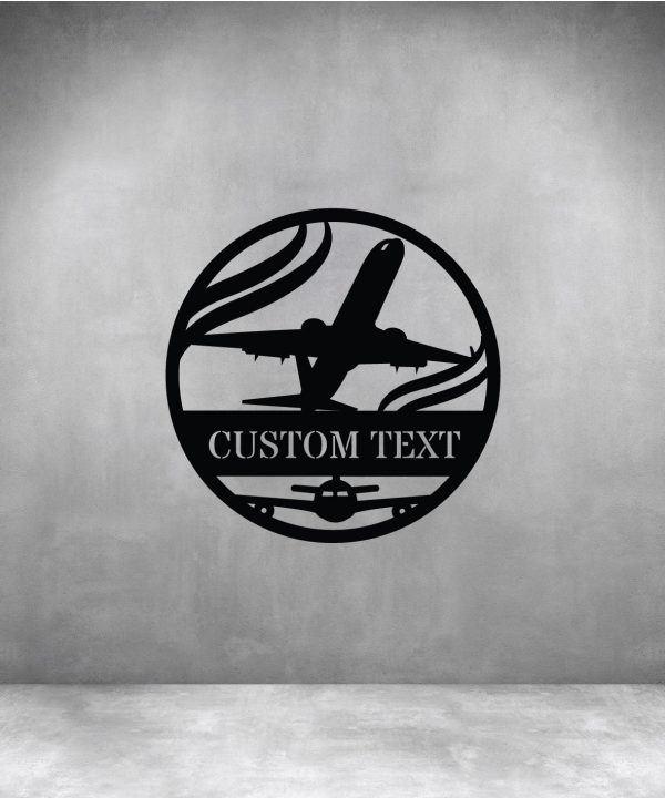 Airplane with Custom Text Sast Sale Online