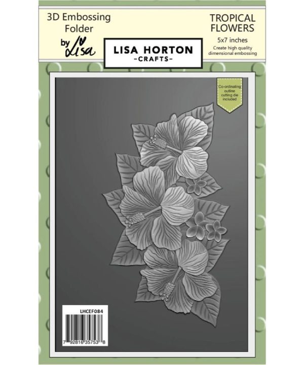 Lisa Horton Crafts Tropical Flowers 5x7 Clearance Best Store To Get
