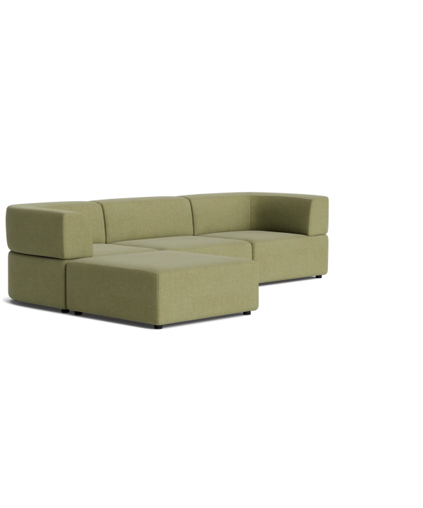 Stretch 4 Seater Chaise Sofa - Fossil Eucalyptus Buy Cheap Inexpensive