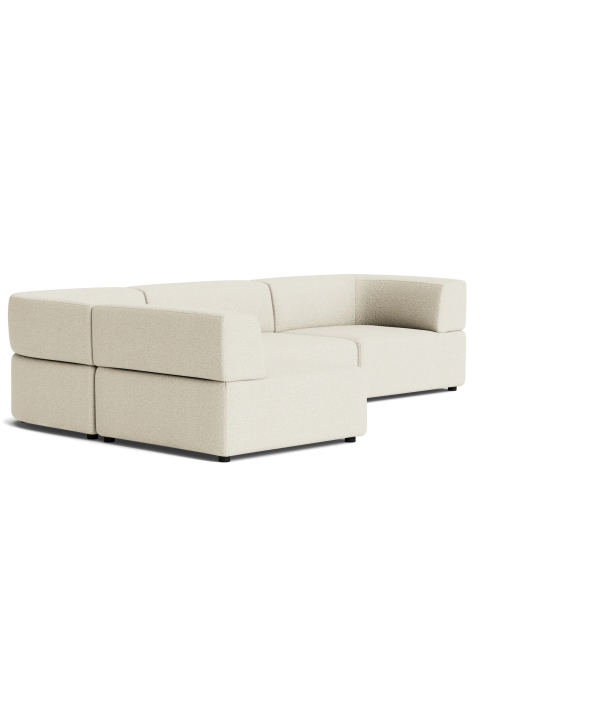 Stretch 4 Seater Open Chaise Sofa - Copenhagen Grey Store Sale Online