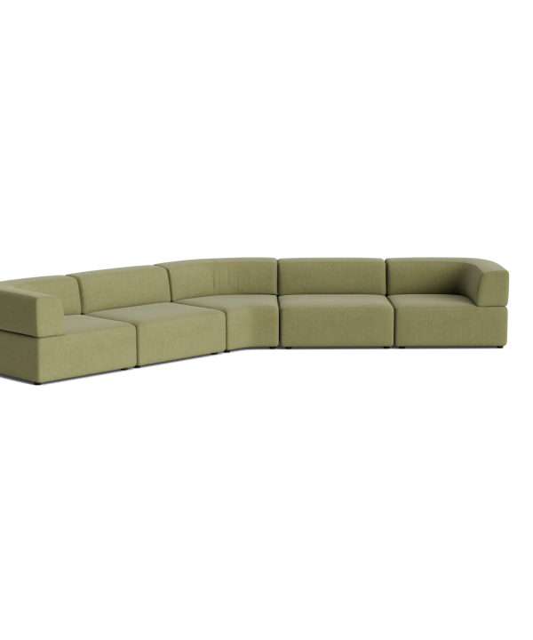 Stretch Large Closed Angle Sofa - Fossil Eucalyptus Low Cost Cheap Online