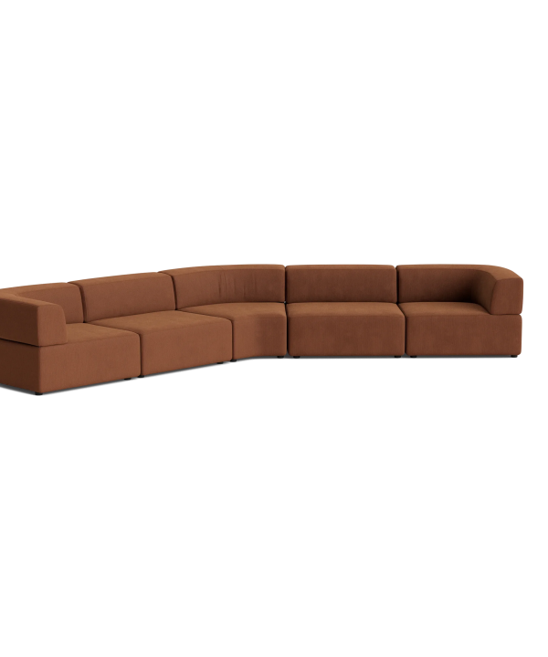 Stretch Large Closed Angle Sofa - Corduroy Cocoa Best Sale Cheap Pice