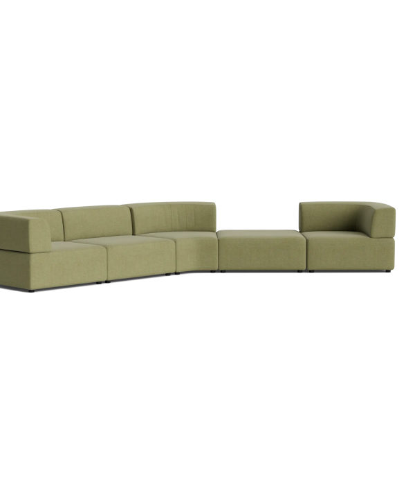 Stretch Large Angled Gap Sofa - Fossil Eucalyptus Sale Discount