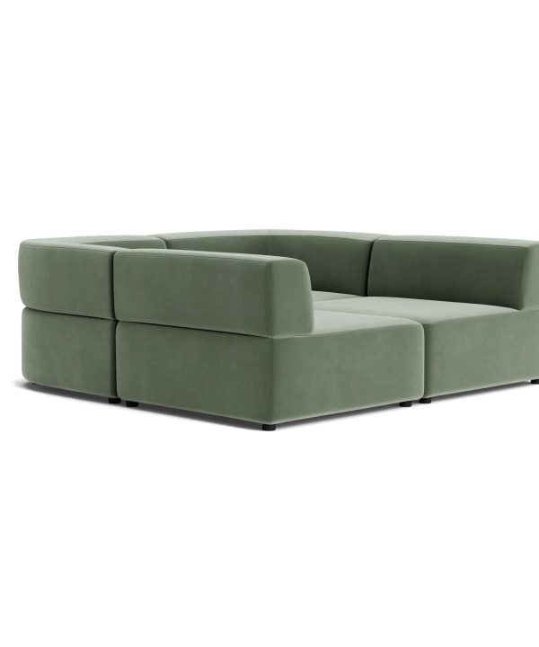 Stretch Pit Sofa - Opal Ocean Outlet Big Discount