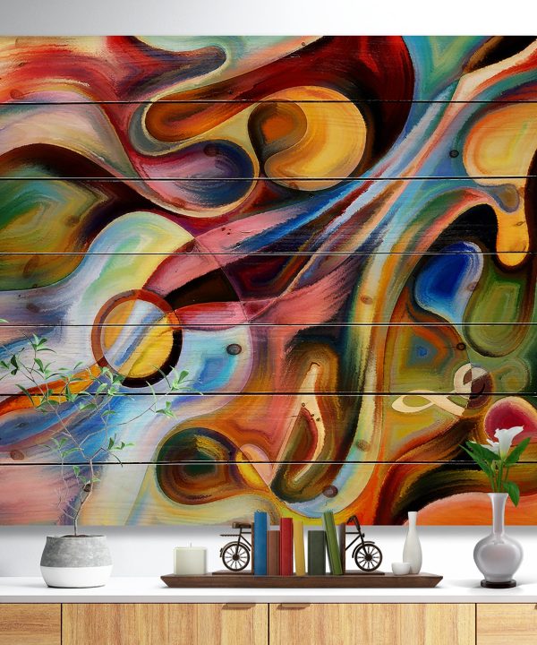 Music beyond the Frames - Music Print on Natural Pine Wood Buy Cheap Big Discount