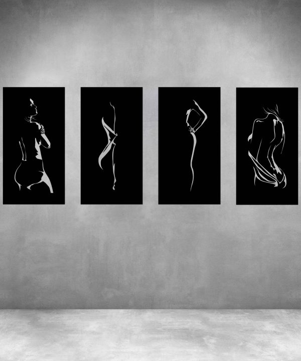 4 Piece Women Figures Cheap View