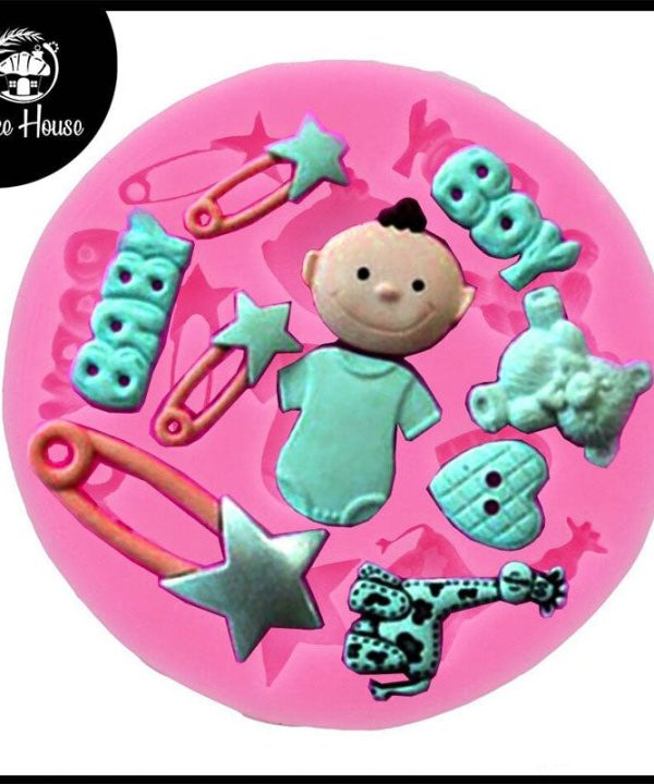 Baby Boy Theme Silicone Fondant Mold Footlocker Online