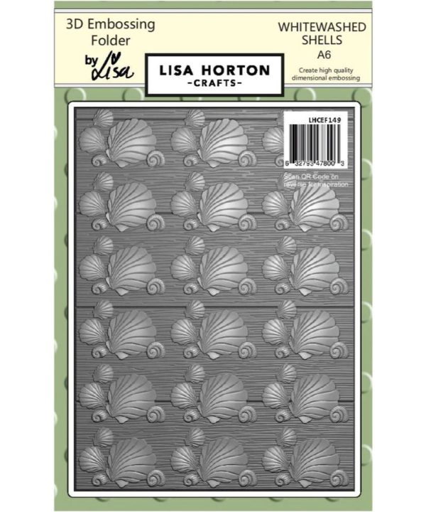 Lisa Horton Crafts Whitewashed Shells A6 Great Deals Sale Online