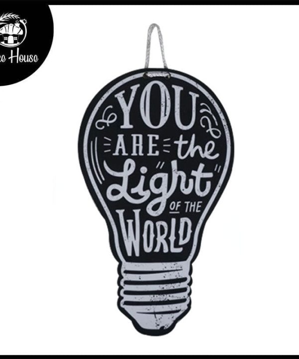 'You Are The Light Of The World' Motivational Quote Wooden Wall Hanging Decor For Sale Free Shipping