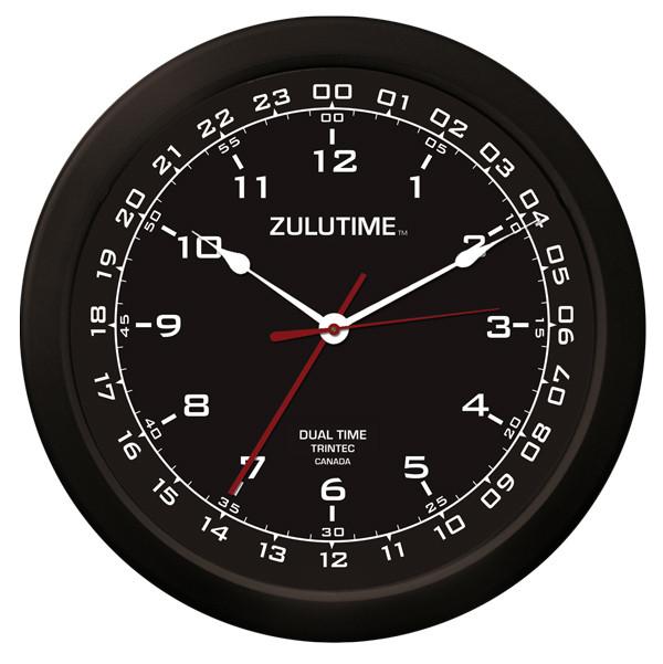 Trintec - 14'' ZULUTIME™ Dual Time Clock | ZT14-1 Limited Edition Sale Online