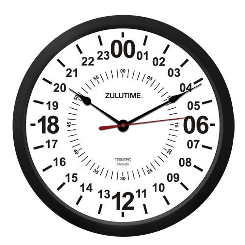 Trintec - 10'' ZULUTIME™ 24-Hour Clock | ZT24HR10-W Cheap Sale Explore