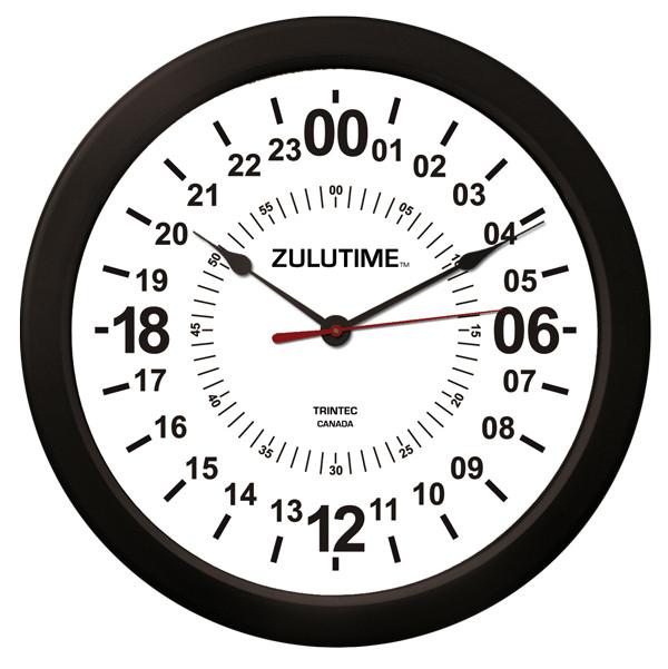 Trintec - 14'' ZULUTIME™ 24-Hour Clock | ZT24HR14-W Eastbay Cheap Online