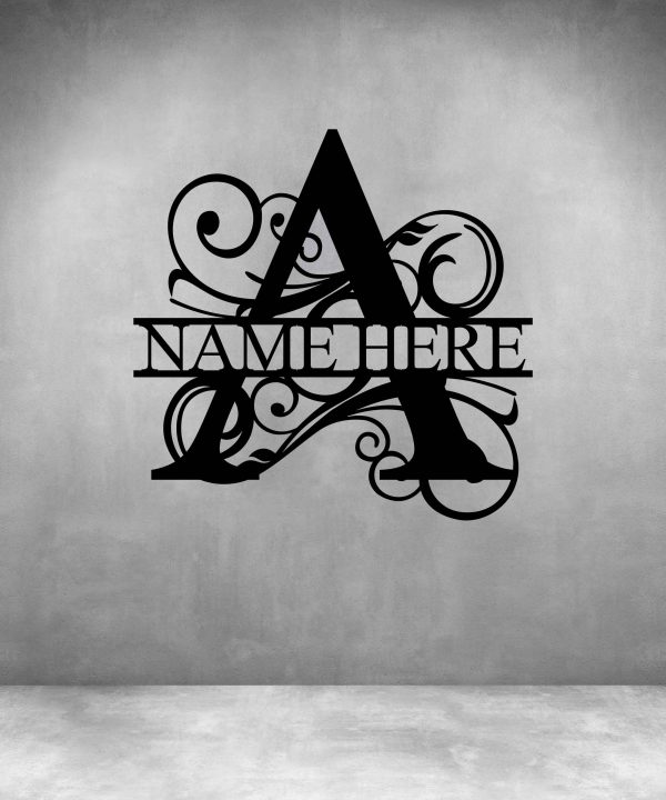 A - Alphabet Personalized Monograms Outlet Hot Sale