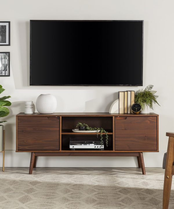 Adair Solid Wood TV Stand Clearance Exclusive