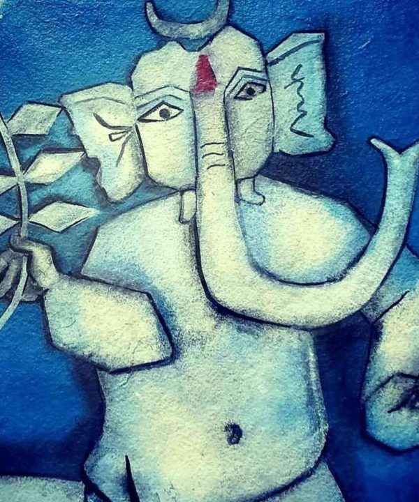 Dancing Ganesha: Tribute to M F Hussain Cheap Sale Get Authentic