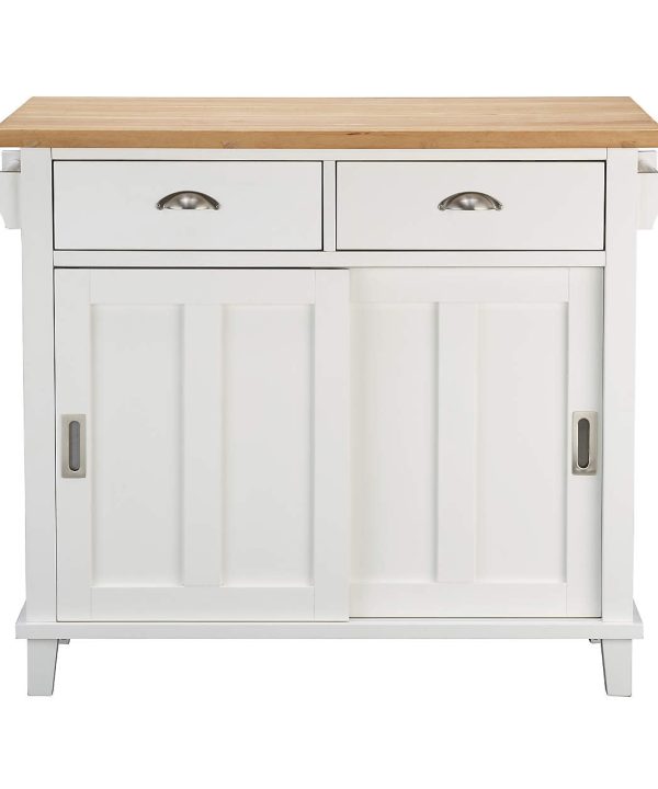 Belmont White Kitchen Island 171376 Latest Collections