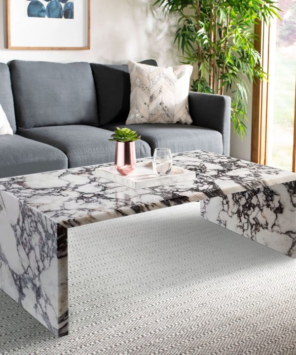 Calacatta Viola Marble Plain Design Coffee Table Polished NTRVS207 Latest Cheap Online