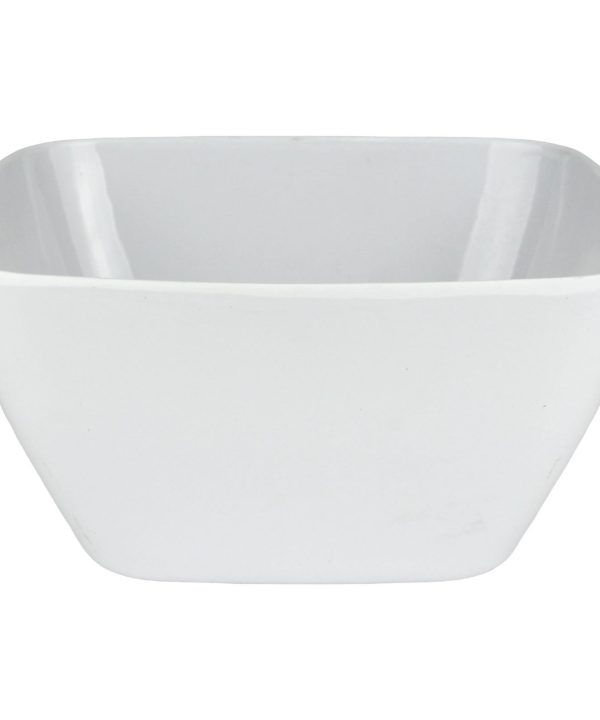 18CM Small White Square Melamine Salad Bowl Clearance Reliable