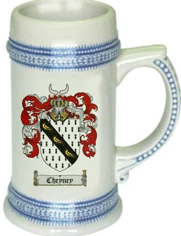 Cheyney Coat of Arms Stein / Family Crest Tankard Mug Cheap Best Store To Get