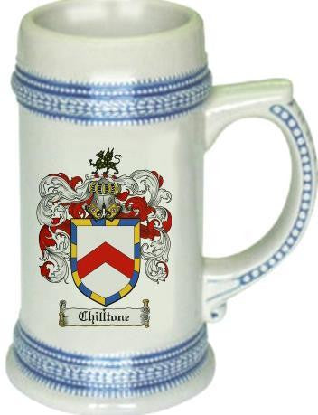 Chilltone Coat of Arms Stein / Family Crest Tankard Mug Clearance How Much