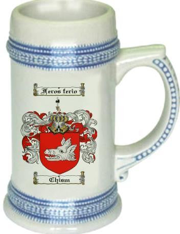 Chism Coat of Arms Stein / Family Crest Tankard Mug Low Cost Cheap Online
