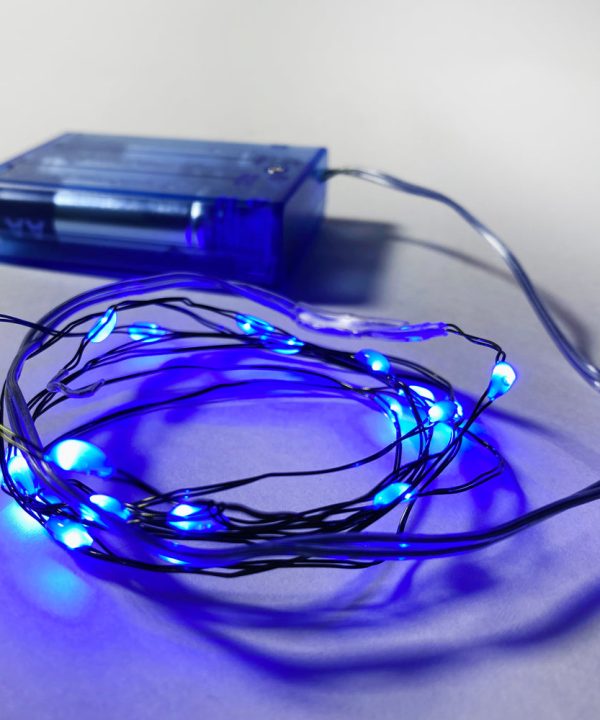 Blue Fairy LED Battery Lights (3 AA, not included) Sale New Styles