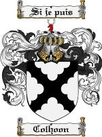 Colhoon Family Crest / Coat of Arms JPG or PDF Image Download Cheap Affordable