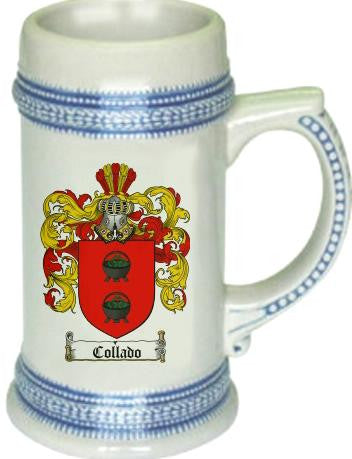 Collado Coat of Arms Stein / Family Crest Tankard Mug Discount Wide Range Of