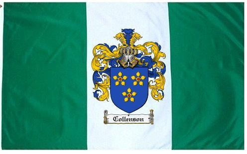 Collenson Coat of Arms Flag / Family Crest Flag Big Discount Cheap Pice