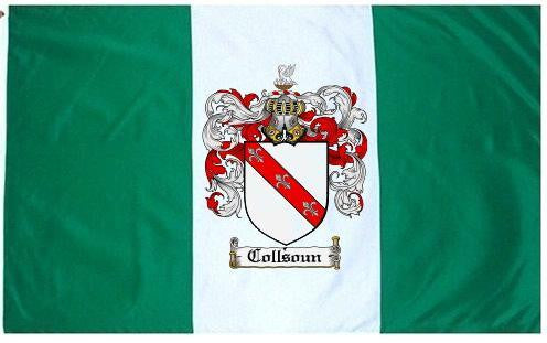 Collsoun Coat of Arms Flag / Family Crest Flag Discount Online
