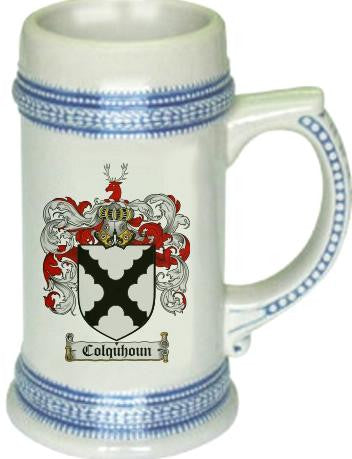 Colquhoun Coat of Arms Stein / Family Crest Tankard Mug Outlet 2025