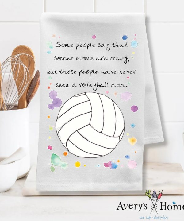 Volleyball Customizable Flour Sack Dish Towel Clearance Order