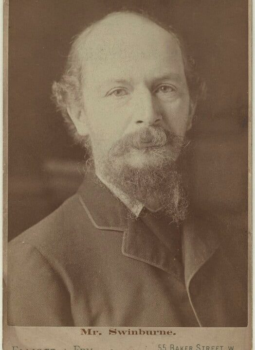 Algernon Charles Swinburne Portrait Print Cheap Sale Purchase