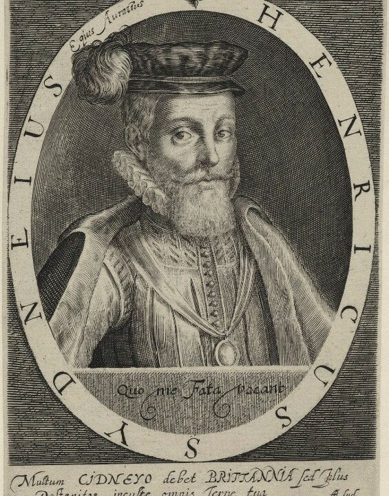 Sir Henry Sidney Portrait Print Free Shipping Recommend