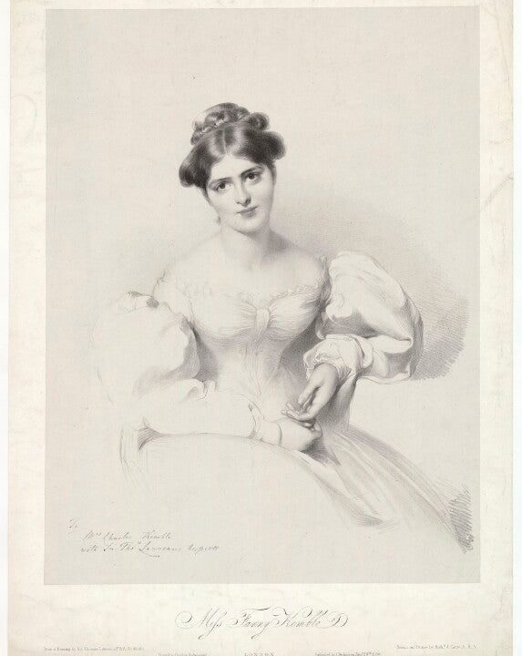 Fanny Kemble Portrait Print Buy Cheap Footlocker