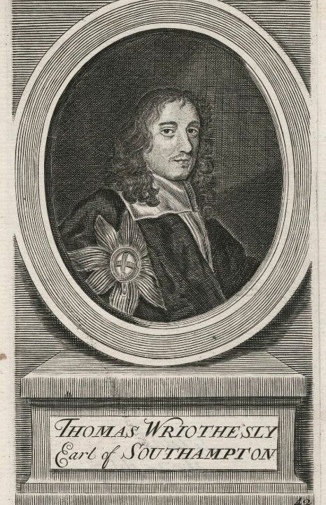 Thomas Wriothesley, 4th Earl of Southampton Portrait Print Outlet Official