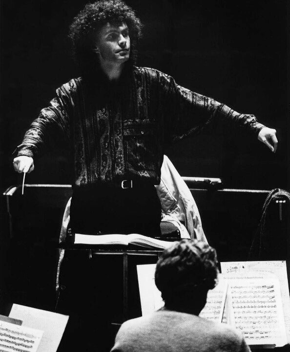 Simon Rattle Portrait Print Outlet Brand New Unisex