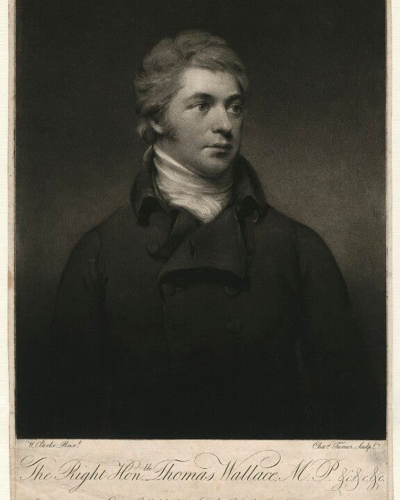 Thomas Wallace, Baron Wallace Portrait Print Fast Delivery Sale Online