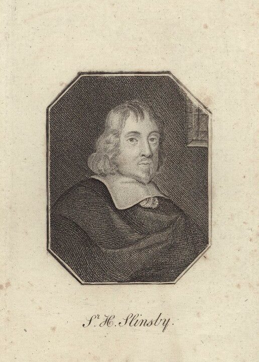 Sir Henry Slingsby, Bt Portrait Print Cheap Sale For Cheap