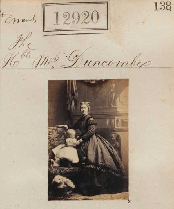 Hon. Mrs Duncombe and baby Portrait Print 2025 Cheap Online