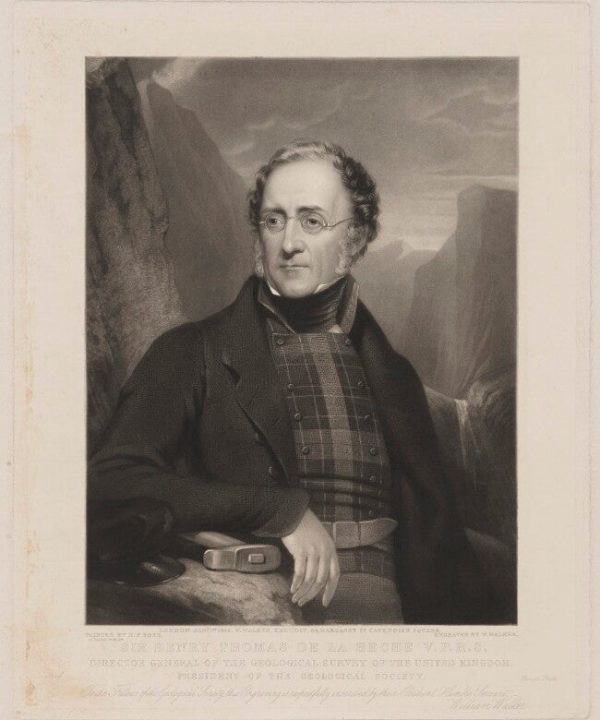 Sir Henry Thomas de la Beche Portrait Print Brand New Unisex Sale Online
