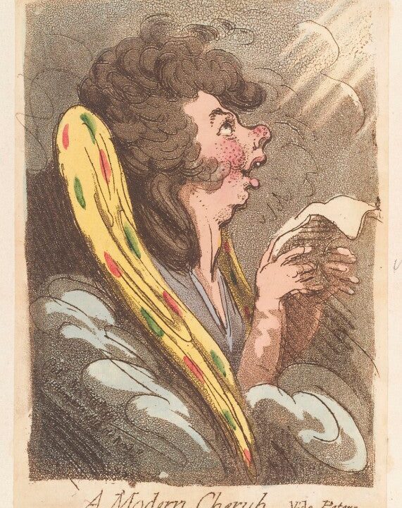 'A modern cherub' Portrait Print Professional Online