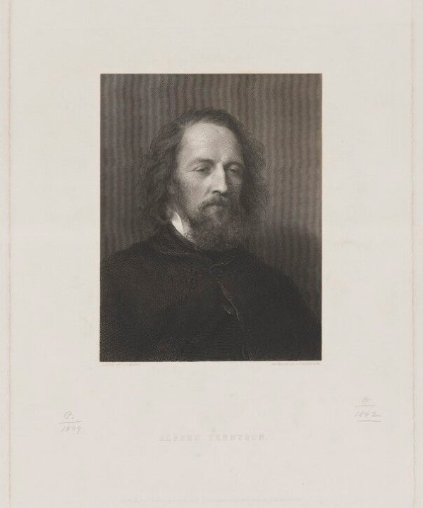 Alfred, Lord Tennyson Portrait Print Excellent