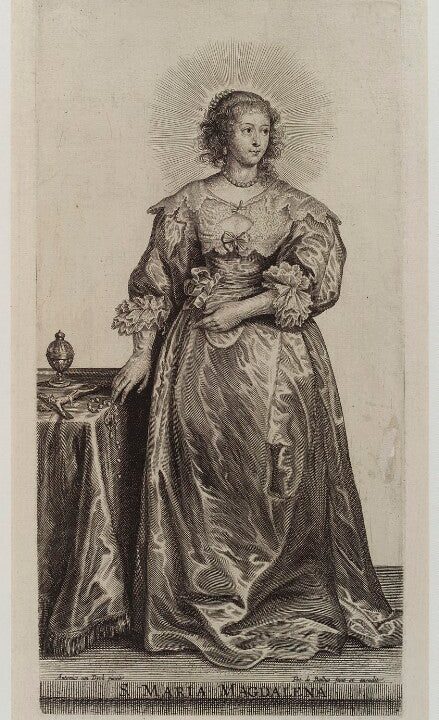 Henrietta Maria Portrait Print 2025 Newest