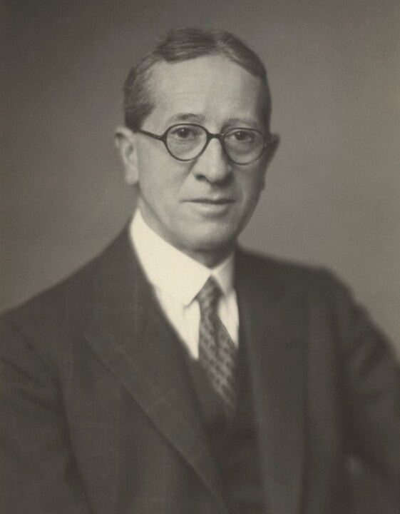 Sir (Harold) Idris Bell Portrait Print Sast